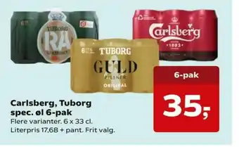 Dagli'Brugsen Carlsberg 1883 øl tilbud