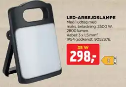 jem & fix LED-arbejdslampe tilbud