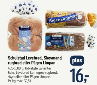 Levebrød rugbrød-skiver