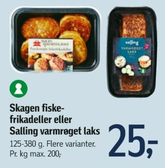 Føtex Skagen fiskerestaurant fiskefrikadeller tilbud