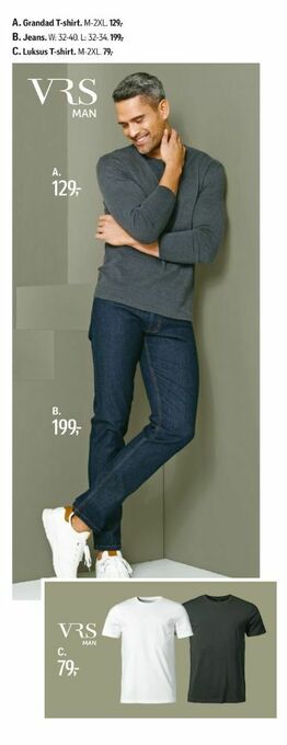 Føtex Vrs man t-shirt tilbud