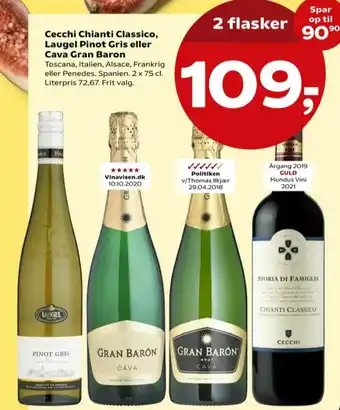 Coop c spansk mousserende vin