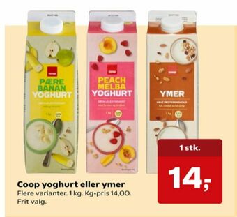 Kvickly Coop yoghurt tilbud