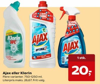 Kvickly Ajax rengøring - universal tilbud