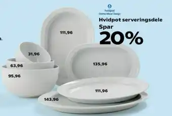Kvickly Hvidpot skål tilbud