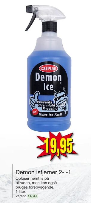 Demon isfjerner 2-i-1