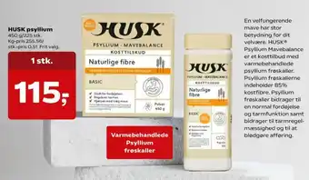 Kvickly Husk kosttilskud tilbud
