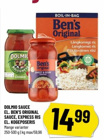 Løvbjerg Dolmio sauce flydende tilbud