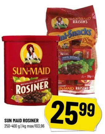 Løvbjerg Sun maid rosiner tilbud