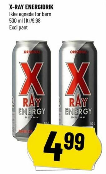 Løvbjerg X-ray energidrik tilbud
