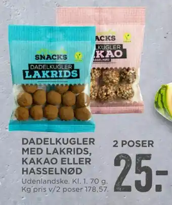 Green dates dadelkugler