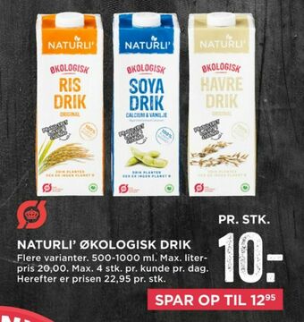 MENY Naturli' soyadrik tilbud