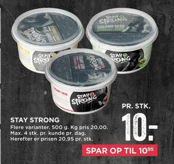 MENY Stay strong skyr tilbud