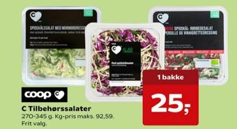 SuperBrugsen Coop c salatblanding tilbud