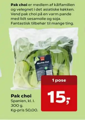 Coop pak choy