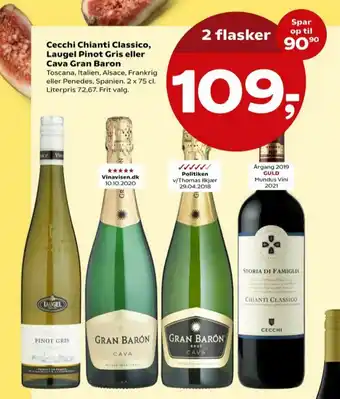 SuperBrugsen Coop c italiensk rødvin tilbud