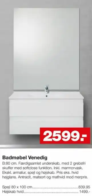 Bauhaus Hansgrohe højskab tilbud
