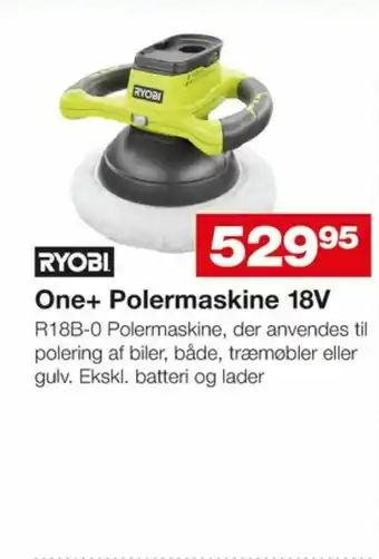 Bauhaus Ryobi polermaskine tilbud