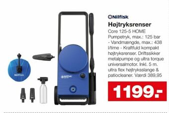 Bauhaus Nilfisk højtryksrenser tilbud
