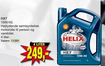 Harald Nyborg Shell motorolie tilbud