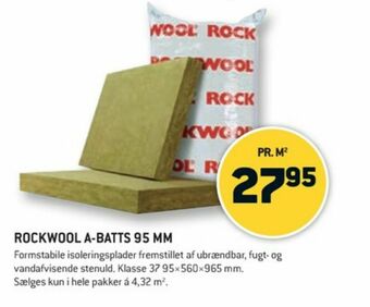 Rockwool isolering