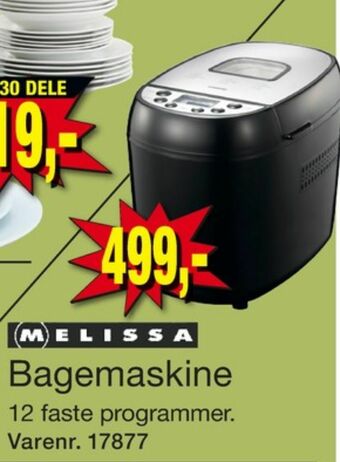 Harald Nyborg Melissa bagemaskine tilbud