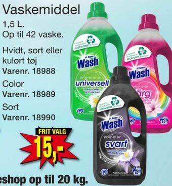 Harald Nyborg At home wash vaskemiddel-flydende tilbud