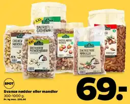 Netto Svansø nødder eller mandler tilbud
