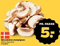 Netto Skiveskårne champignon tilbud