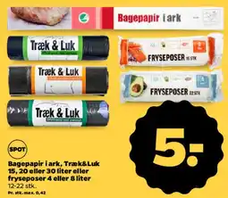 Netto Bagepapir / Træk & Luk / Frysposer tilbud