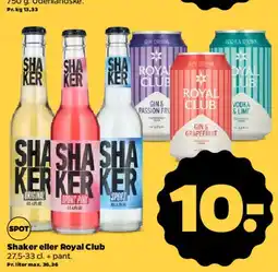 Netto Shaker eller Royal Club tilbud