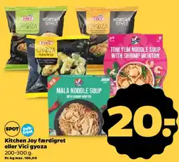 Netto Kitchen Joy færdigret eller Vici gyoza tilbud