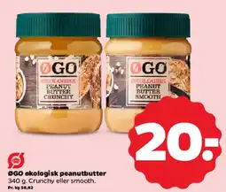 Netto ØGO økologisk peanutbutter tilbud