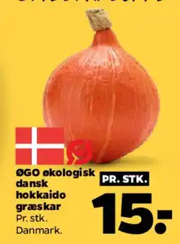 Netto ØGO økologisk dansk hokkaido græskar tilbud