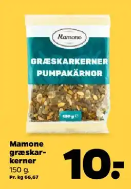 Netto Mamone græskarkerner tilbud