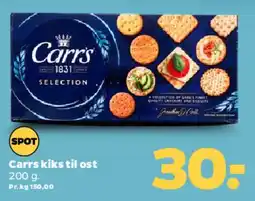 Netto Carr's kiks til ost tilbud