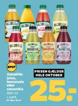 Netto Valsbulle juice, lemonade eller smoothie tilbud