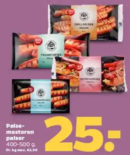 Netto Pølse-mesteren pølser tilbud