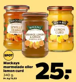 Netto Mackays marmelade / Lemon Curd tilbud
