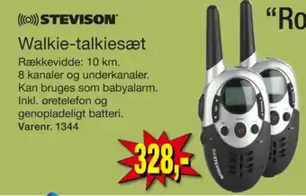 Harald Nyborg Stevison walkie talkie sæt tilbud