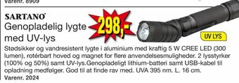 Harald Nyborg Sartano lygte tilbud