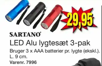 Harald Nyborg Sartano lygte tilbud