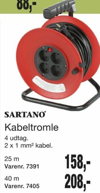 Harald Nyborg Sartano kabeltromle tilbud