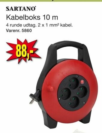 Harald Nyborg Sartano kabeltromle tilbud