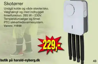Harald Nyborg Heatmax skotørrer tilbud