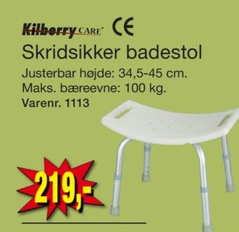 Kilberry badestol