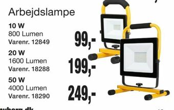 Harald Nyborg Sartano arbejdslampe tilbud