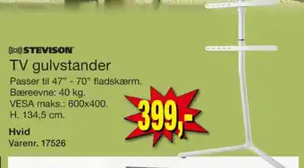 Harald Nyborg Stevison tv-gulvstander tilbud