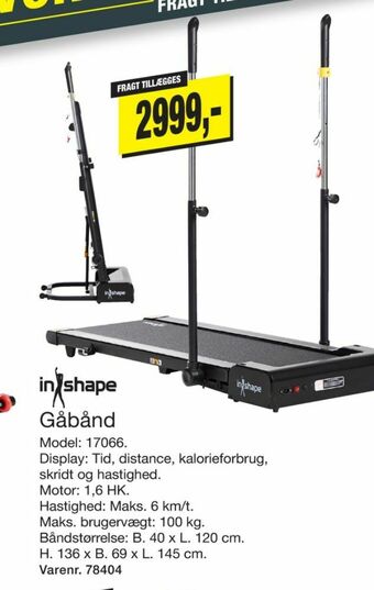 In shape gåbånd