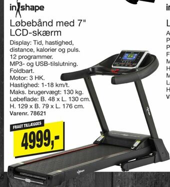 Harald Nyborg In shape løbebånd tilbud
